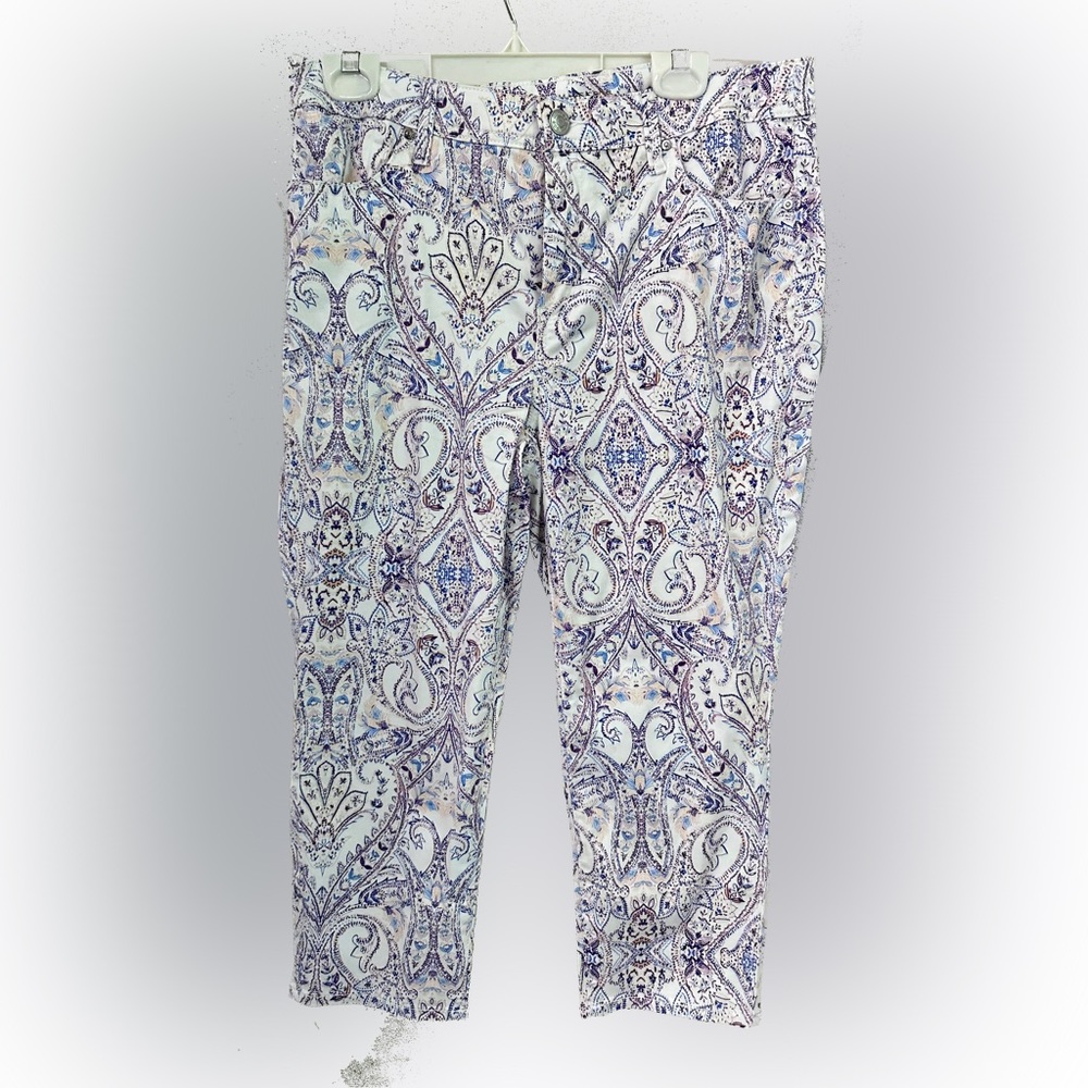 NWT Chico’s Crop Petite Brushed Twill Pants